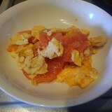 トマトと卵のあっさり炒め